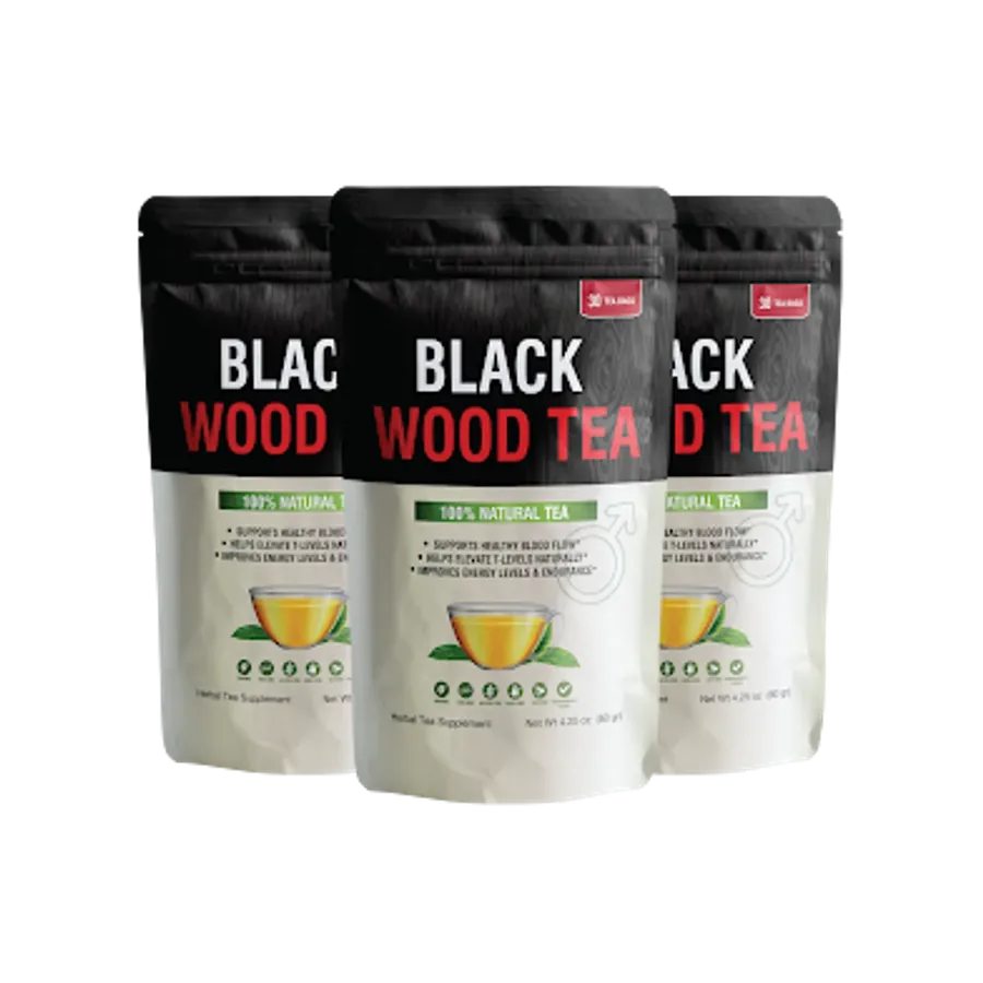 Black Wood Tea bottle